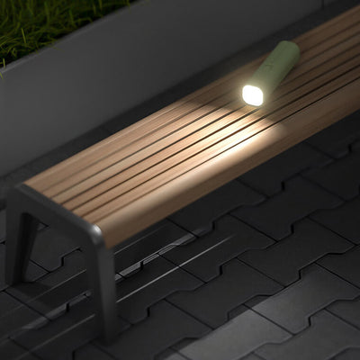 Kreative kleine einziehbare Powerbank Taschenlampe LED Tischlampe 