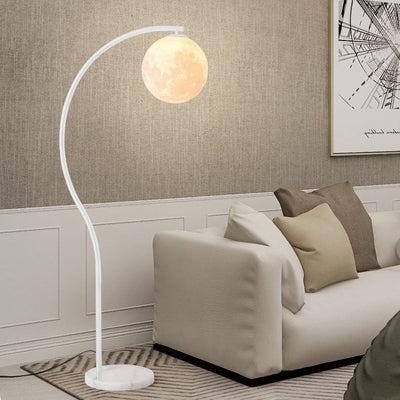 Moderne minimalistische 1-flammige Stehlampe aus Eisenmarmor 