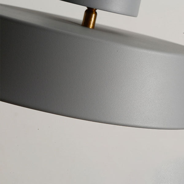 Contemporary Scandinavian Round Pot Iron LED Flush Mount Ceiling Light for Living Room