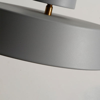 Nordische, minimalistische, runde LED-Deckenleuchte aus Aluminium mit rundem Topf 