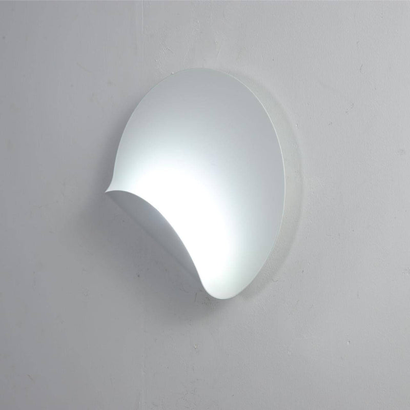 Nordic Creative Iron White Eclipse Design LED Wall Sconce Lamp