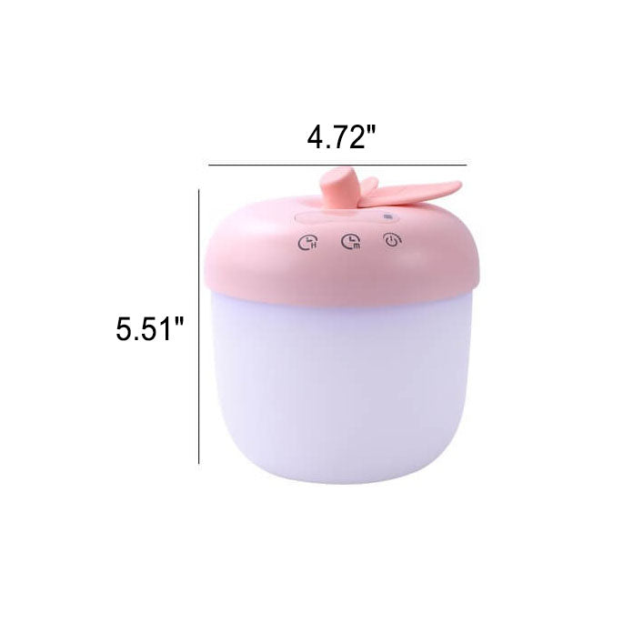 Creative Apple Clock Touch LED Night Light Table Lamp