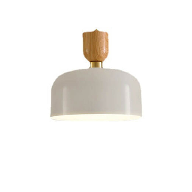 Nordic Minimalist Aluminum Dome 1-Light Pendant Light