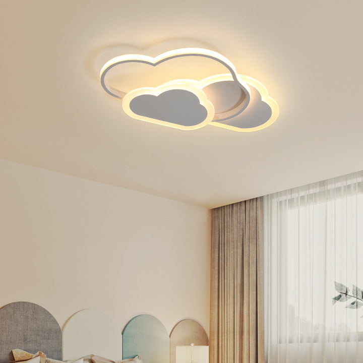 Cartoon Kreative Cloud LED Deckenleuchte mit bündiger Montage 