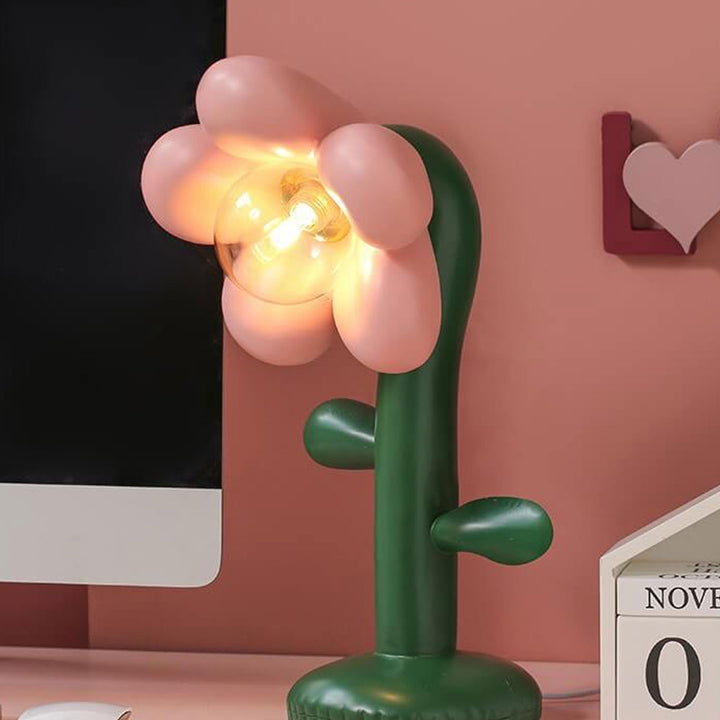 Lampe de table 1 lumière Nordic Creative Floral Greenery 