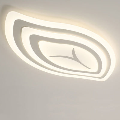 Creative Leaf Acrylic LED Flush Mount Ceiling Light