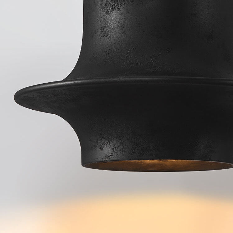Industrial Vintage Resin Hat Shape 1-Light Pendant Light