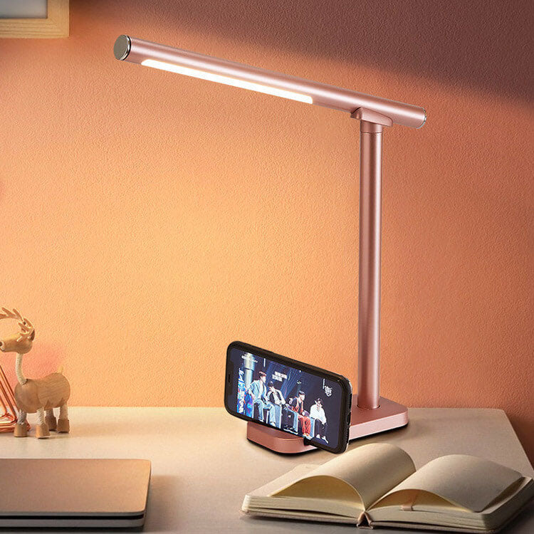 Lampe de bureau LED de soins oculaires pliable multifonctionnelle créative 