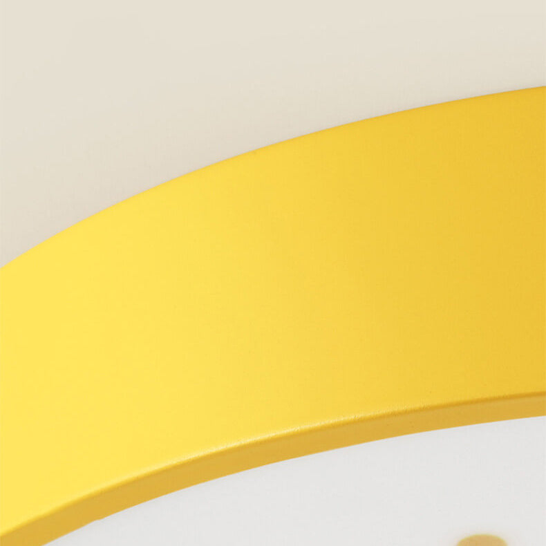 Plafonnier LED rond coloré et créatif pour enfants 