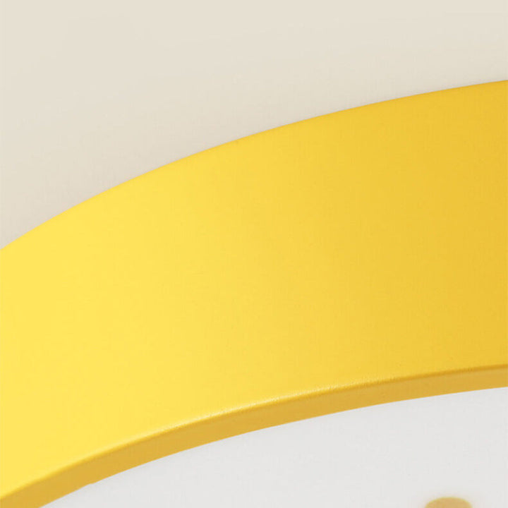 Plafonnier LED rond coloré et créatif pour enfants 