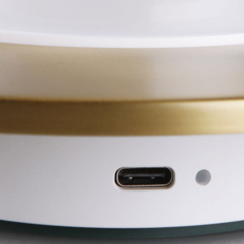 Lampe de Table Moderne à Bougie LED Cylindrique de Luxe Léger 