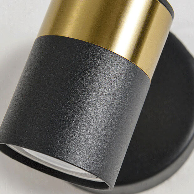 Lámpara Aplique de Pared Cilíndrica de Lujo Ligero Moderno de 1 Luz 