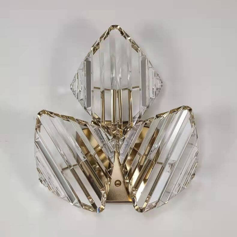 Modernes Licht Luxus Kristall Dreieck Geometrie 1/2/3 Licht Wandleuchte Lampe 
