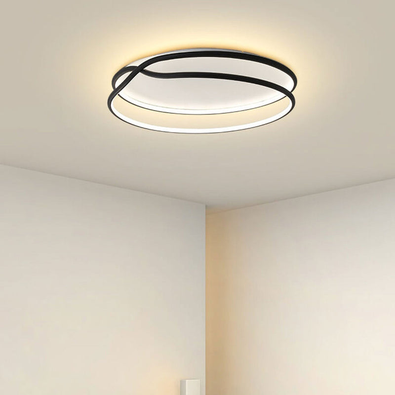 Nordic Minimalist Circle Advanced LED Flush Mount Ceiling Light