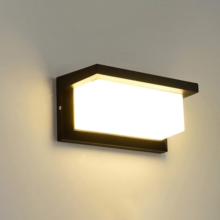 مصباح شرفة LED مقاوم للماء من الألومنيوم بتصميم هندسي عصري وإبداعي 