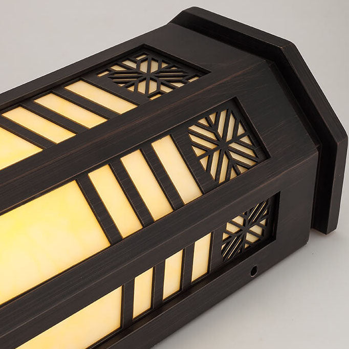 Applique murale LED étanche moderne classique cylindrique en acier inoxydable imitation marbre pour l&