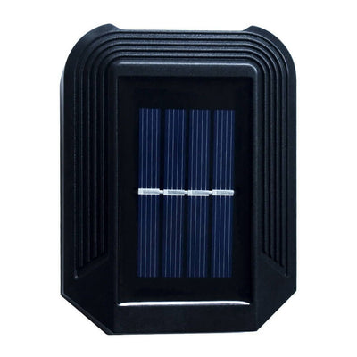 Solar Up And Down Lighting Garden LED Outdoor Light Wall Sconce Lamp