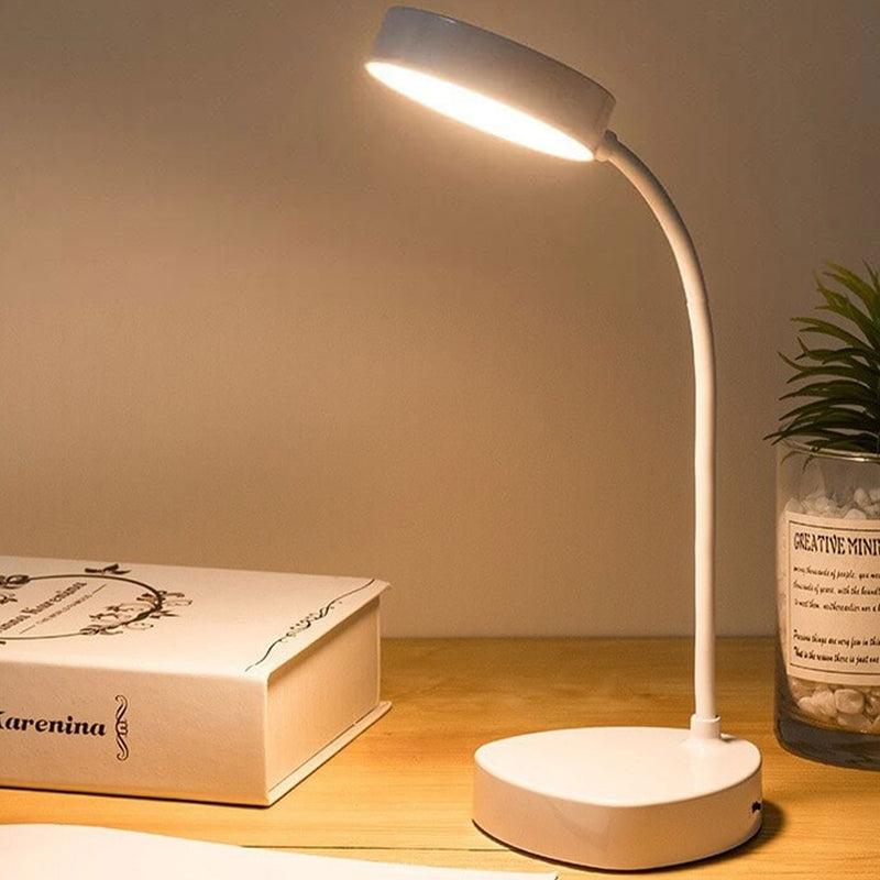 Lampe de table LED pliable à 1 lumière avec chargement USB créatif 
