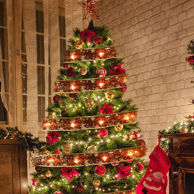 Lumières LED de Noël en fil de cuivre Rubans lumineux Nœud papillon Rubans lumineux Guirlande Accessoires Lumières décoratives 