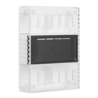 Applique murale solaire carrée haut et bas à LED, luminaire décoratif d'extérieur, idéal pour un jardin ou un jardin 