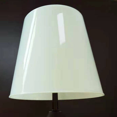 Moderne ABS-Lampenschirm-LED-Tischlampe mit mehreren Schalteroptionen 