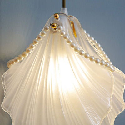 Creative Light Luxury Pearl Shell 1-Light Pendant Light