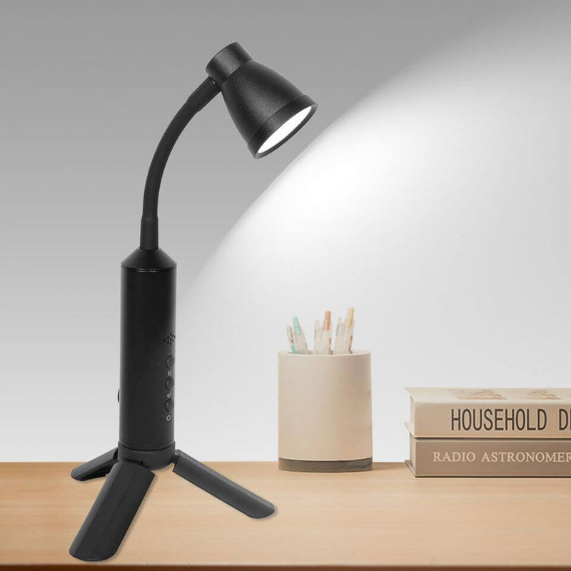 Moderne schwarze Metall-Typ-C LED tragbare Tischlampe 