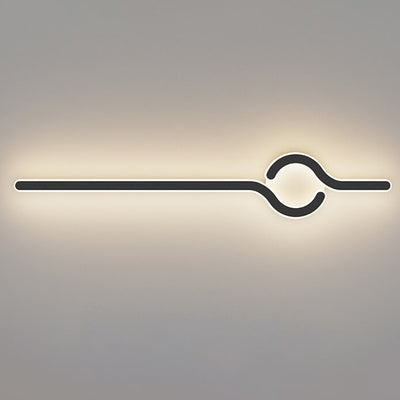 مصباح حائط LED بتصميم تاي تشي إبداعي من الأكريليك الحديث 