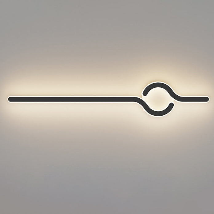 مصباح حائط LED بتصميم تاي تشي إبداعي من الأكريليك الحديث 