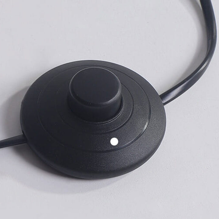 Lampe de sol moderne à LED avec ligne torsadée créative 