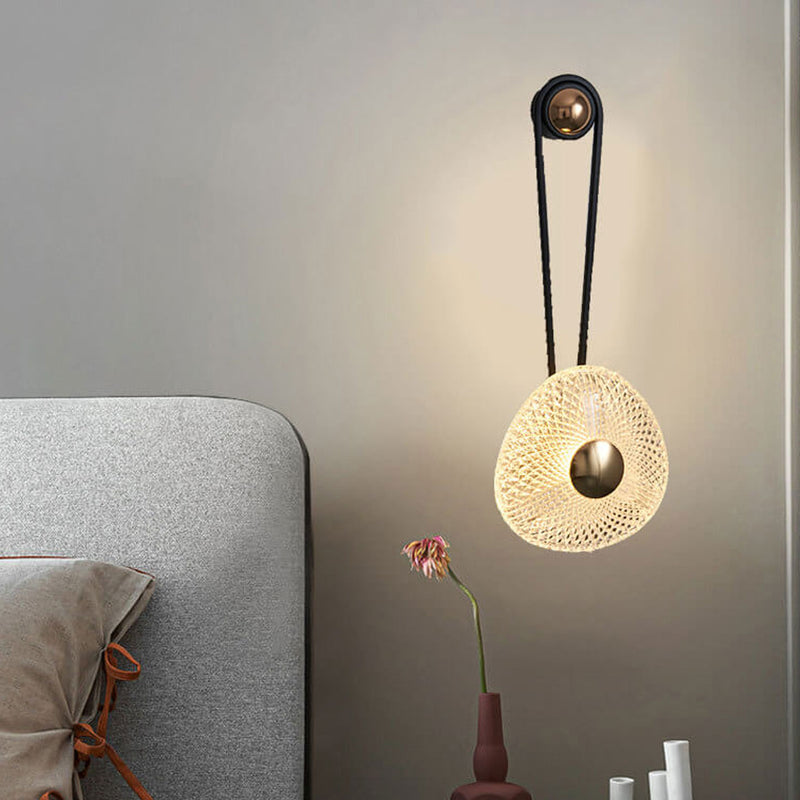 مصباح حائط LED دائري من الألمنيوم المطاوع الفاخر من النورديك 
