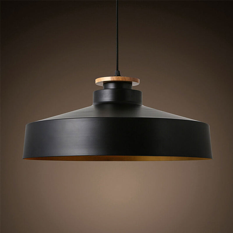 Nordic Industrial Iron Pot Lid Design 1-Licht-Pendelleuchte 