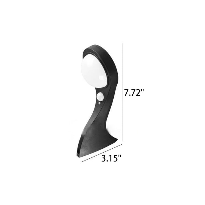 Solar Garden Body Induktionsbeleuchtung Wasserdicht COB Außenleuchte Wandleuchte Lampe 