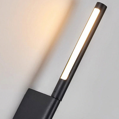 Modern Minimalist Aluminum Stirp Adjustable Spotlight LED Wall Sconce Lamp For Bedroom