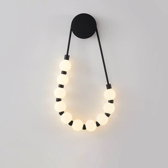 Collar Minimalista Moderno Frijol Mágico Lámpara Aplique de Pared LED 
