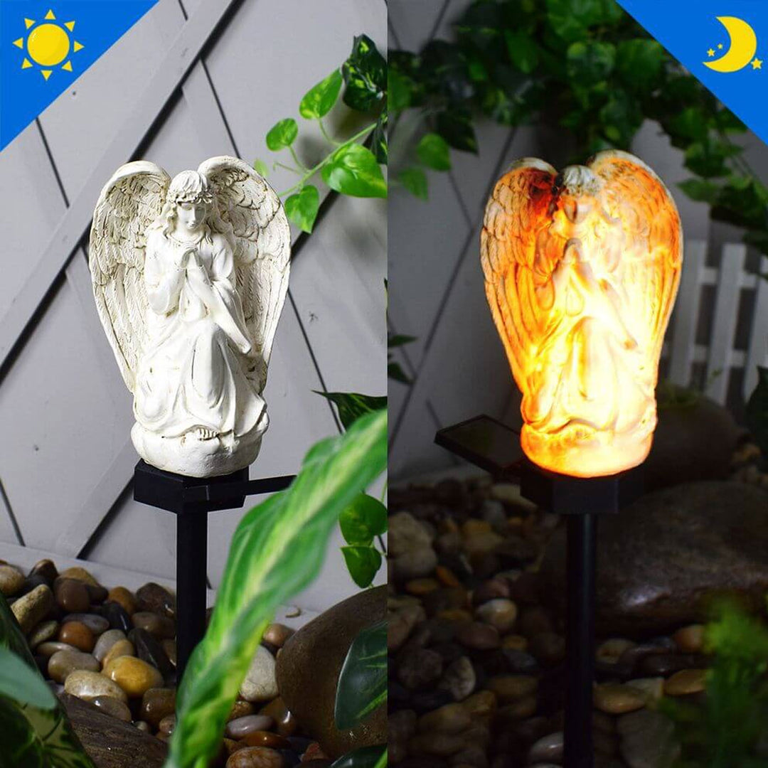 Solar Outdoor Angel Patio Wasserdichte Rasen Landschaftsbeleuchtung 