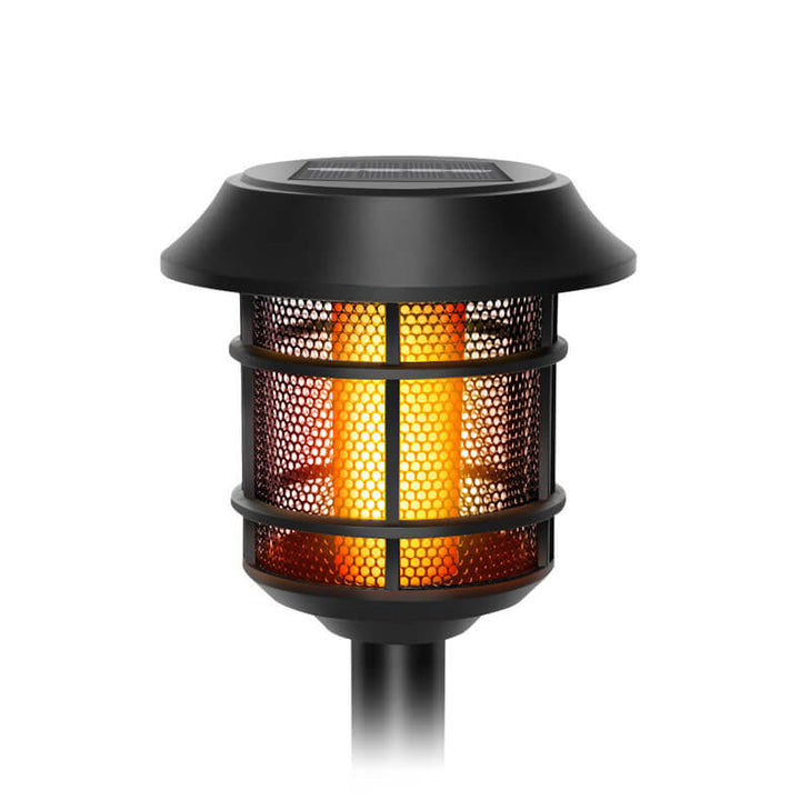Lampe de simulation solaire à flamme LED Lampe de sol décorative d'extérieur 