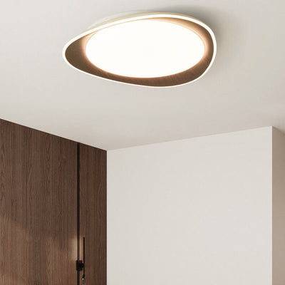 ضوء السقف المثبت بشكل مسطح LED بتصميم حبيبات خشبية حديثة وبسيطة 