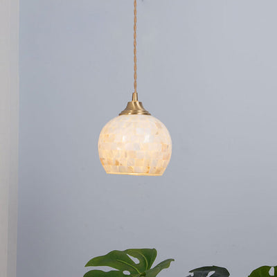 Nordic Simple Shell Drei Designs 1-Licht-Pendelleuchte 