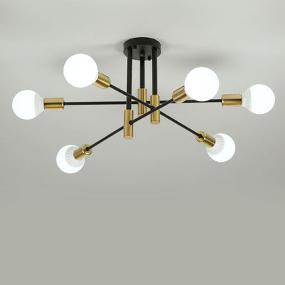 Nordic Minimalist Iron 4/6/8-Light Island Light Chandelier