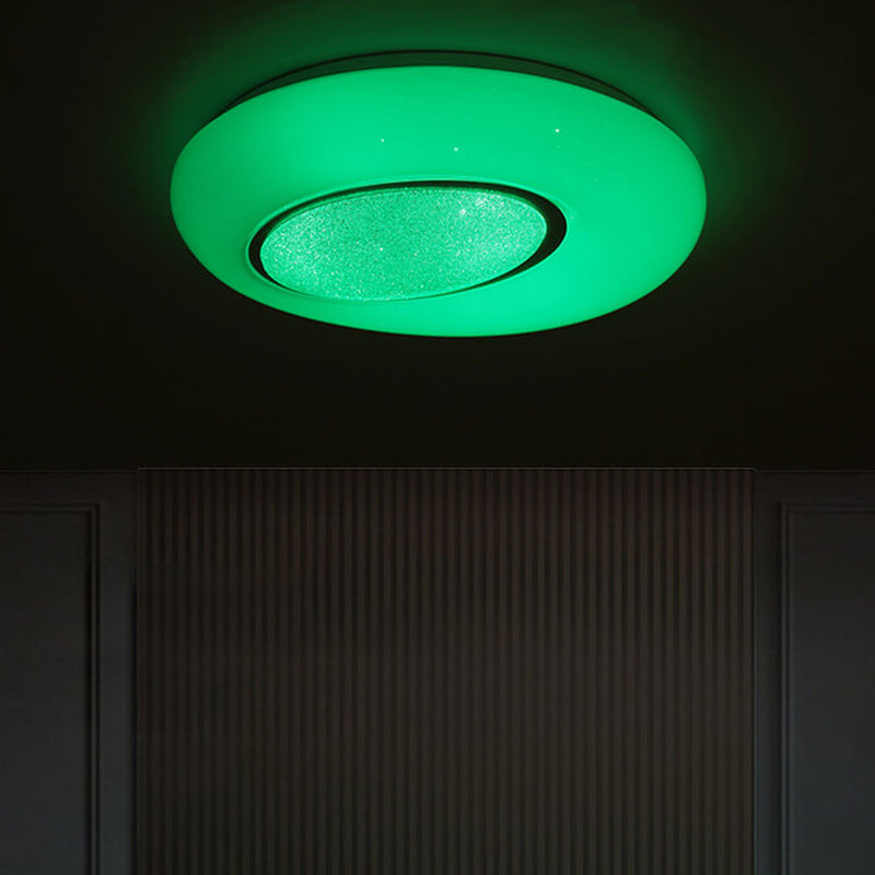 Colorful RGB Smart Remote Control LED Flush Mount Ceiling Light