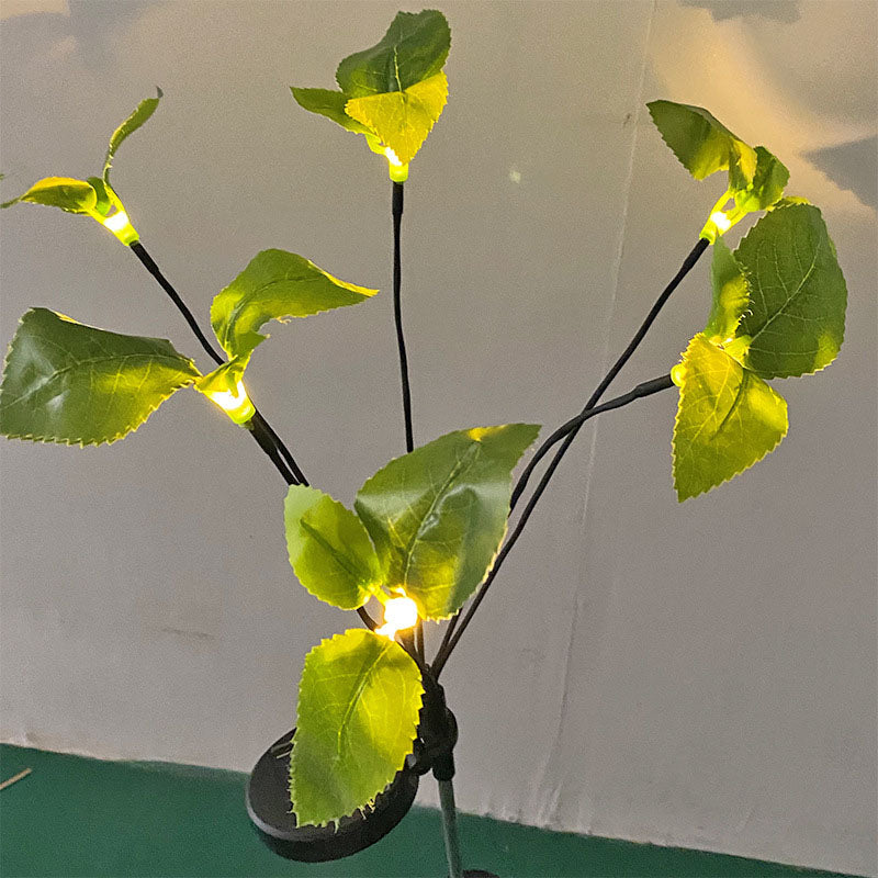 يرقة النار الحديثة تترك ضوء حديقة LED شمسي خارجي قابل للإدخال في الأرض 