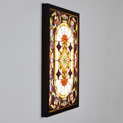 European Tiffany Stained Glass LED Mural Wall Sconce Lamp