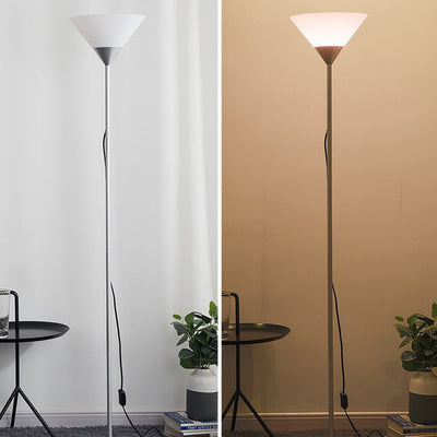 Creative Minimalist Cone Shade 1-Light Standing Floor Lamp