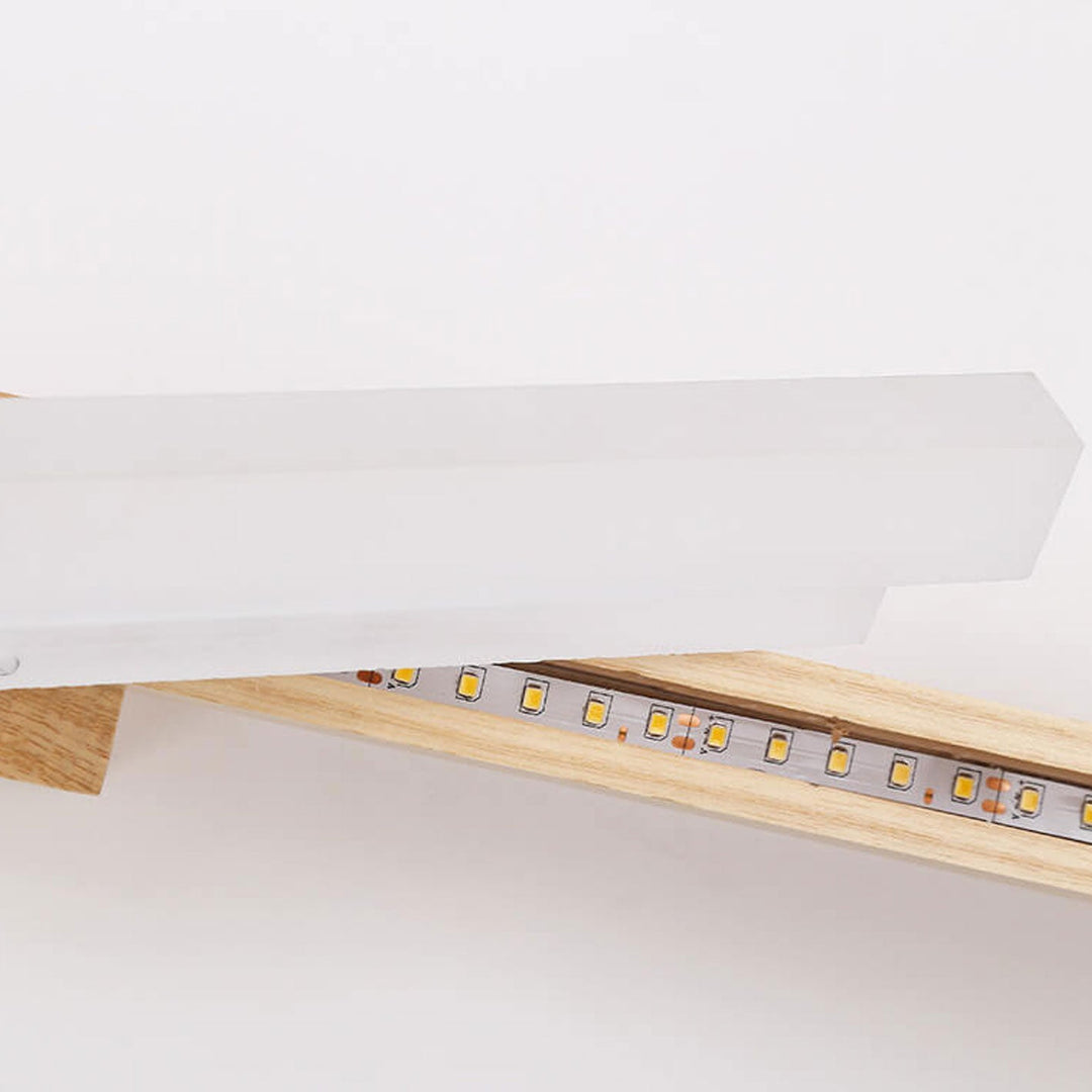 Nordische Minimalistische Log Streifen Eitelkeit Licht LED Wandleuchte 