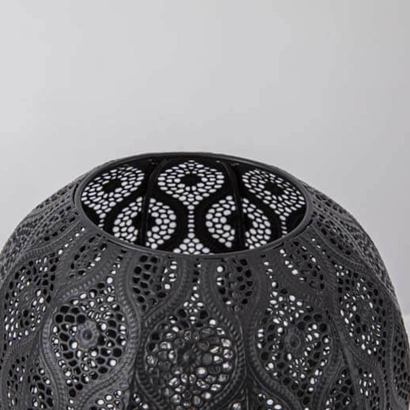 Lampe de table décorative à projection métallique sphérique créative 1 lumière 