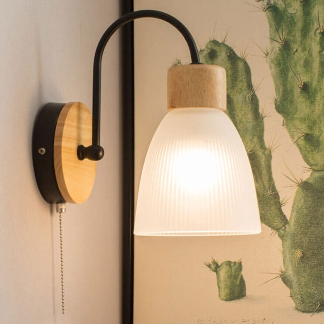 Lampe Applique Murale Moderne Design Simple Courbé 1-Lumière 