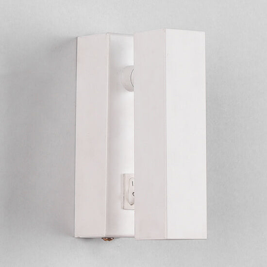 Lámpara de Aplique de Pared LED Irradiado Rectangular de Acrílico Minimalista Moderna 