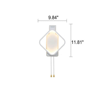 مصباح حائط LED عصري مربع الشكل بلون إبداعي 