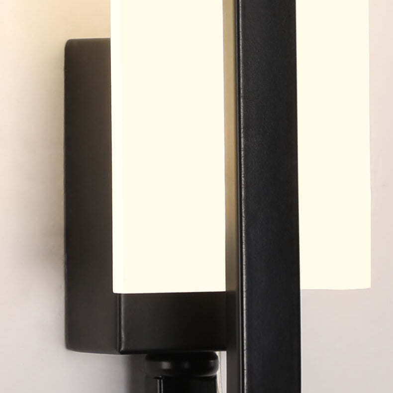 Modern Minimalist Acrylic Rectangular LED Wall Sconce Lamp